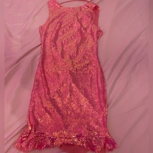 Pink Sparkly Homecoming Dress Never Worn